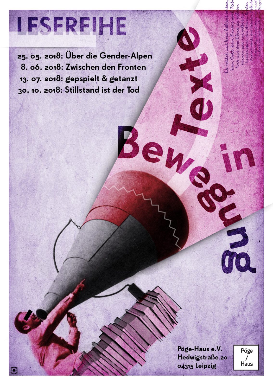 Lesereihe „Texte in Bewegung“