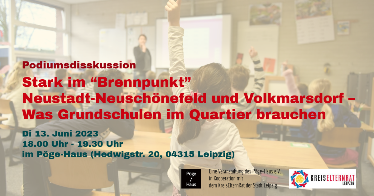 Diskussion: Stark im „Brennpunkt“: Was Grundschulen im Quartier brauchen