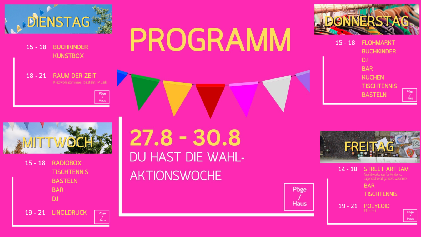 Du hast die Wahl – Aktionswoche mit Mitmachangeboten