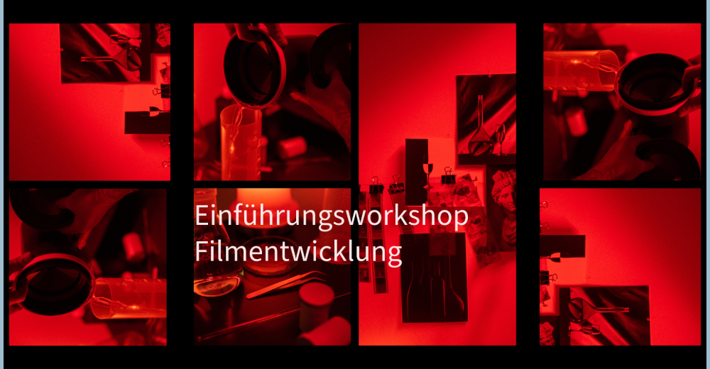 Dunkelkammer – analoge Filmentwicklung